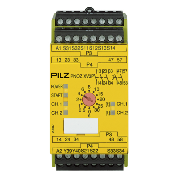 777510 PNOZ XV3P 30/24 VDC 3n/o 2n/o t