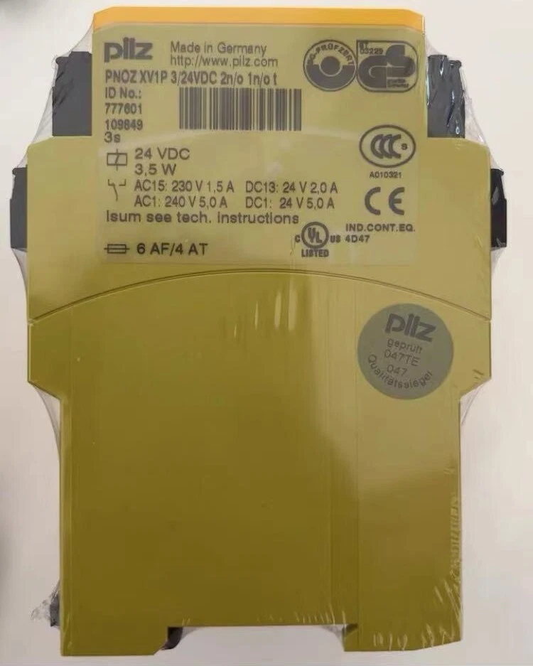 777601 PILZ PNOZ XV1P 3/24VDC 2n/o 1n/o safety relay 